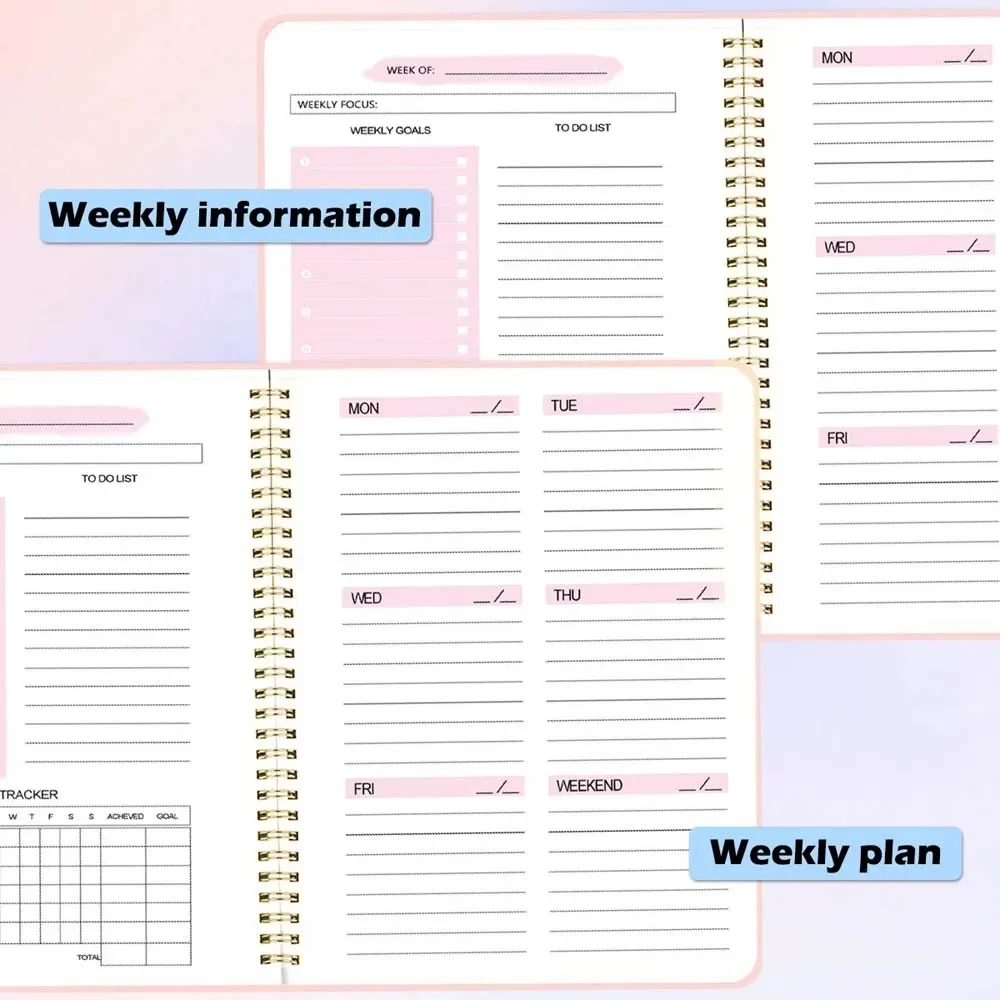A5 Weekly Planner Coil Daily P - Planned Parenthood ulasan dan harga