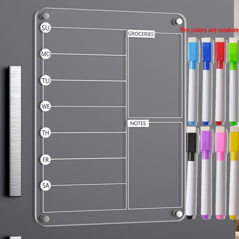 Acrylic Meal Planner Magnetic  - Planned Parenthood ulasan dan harga