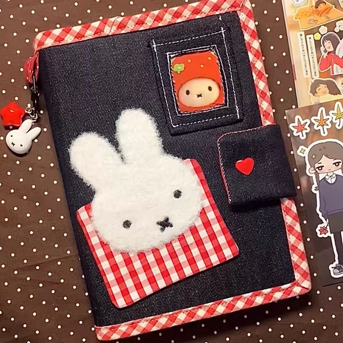 A6 Cute Miffy Rabbit Denim Loo - Planned Parenthood ulasan dan harga