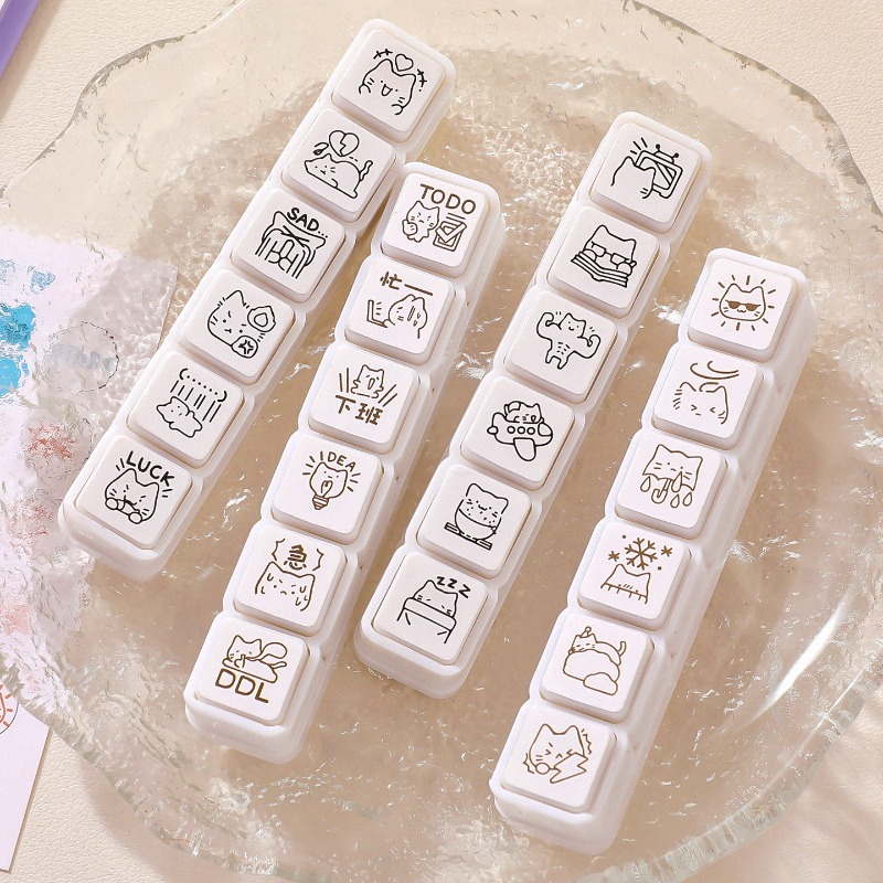 Cute Cat Emoji Stamp Daily Lif - Planned Parenthood ulasan dan harga